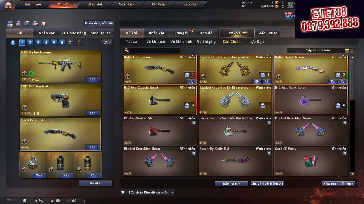 shop acc cf uy tin gia re